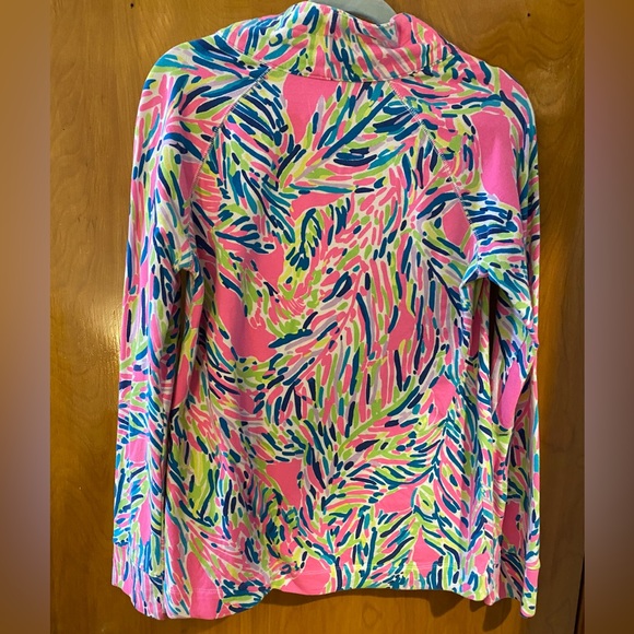 Lilly pulitzer palm reader 3/4 zip up popover size medium - Picture 7 of 11